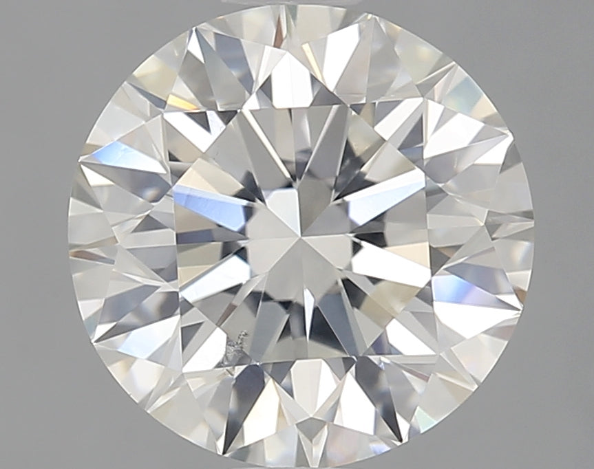 2.29 Carat Round Natural Diamond with  Cut Diamond in 14KT  view 1
