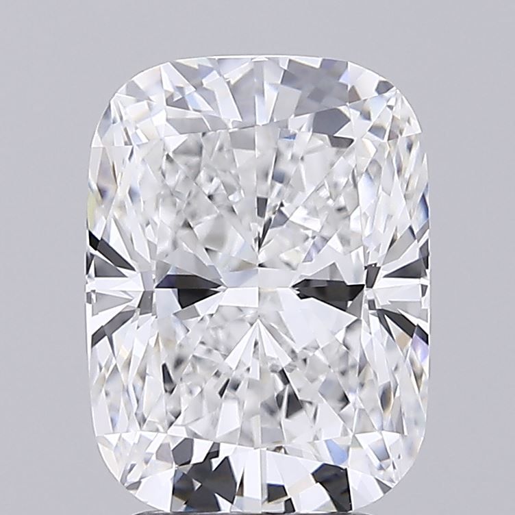 3.6 Carat Cushion Lab Diamond with  Cut Diamond in 14KT  view 1
