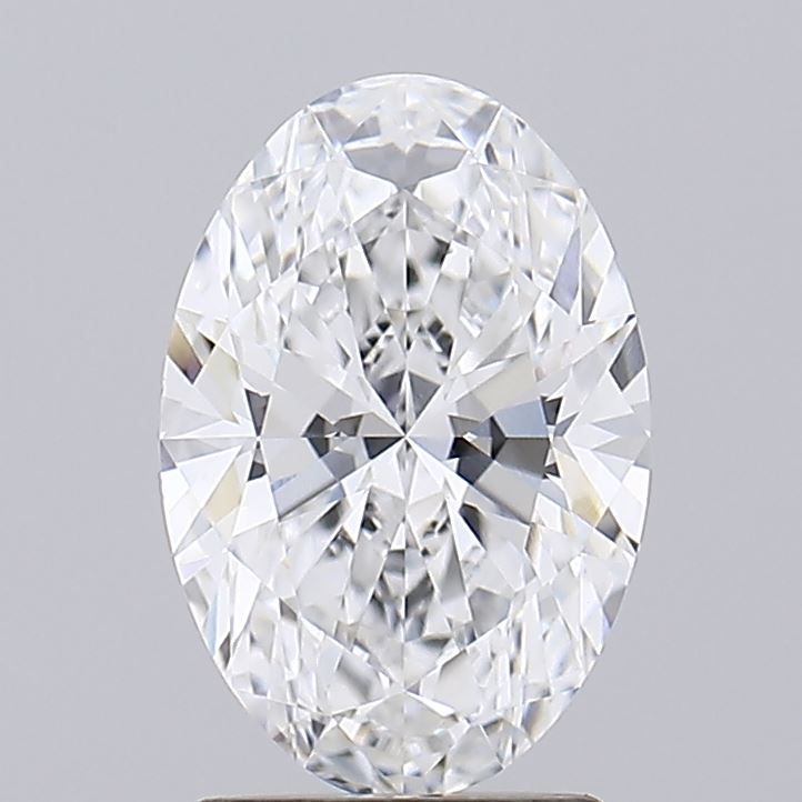 2.01 Carat Oval Lab Diamond with  Cut Diamond in 14KT  view 1
