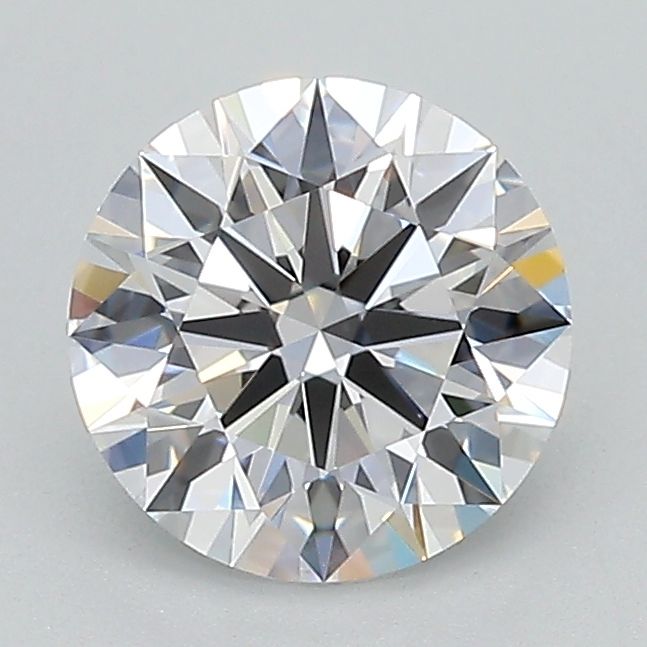 1.37 Carat Round Lab Diamond with  Cut Diamond in 14KT  view 1
