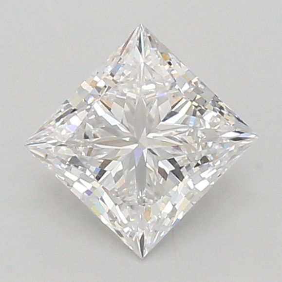 1.73 Carat Princess Lab Diamond with  Cut Diamond in 14KT  view 1
