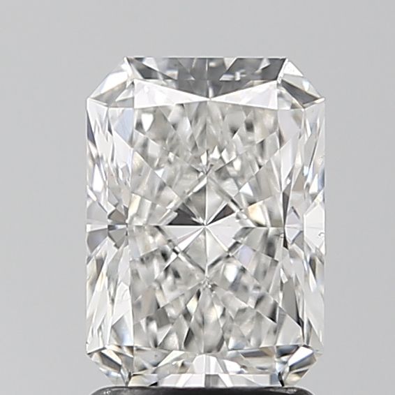 1.88 Carat Radiant Lab Diamond with  Cut Diamond in 14KT  view 1
