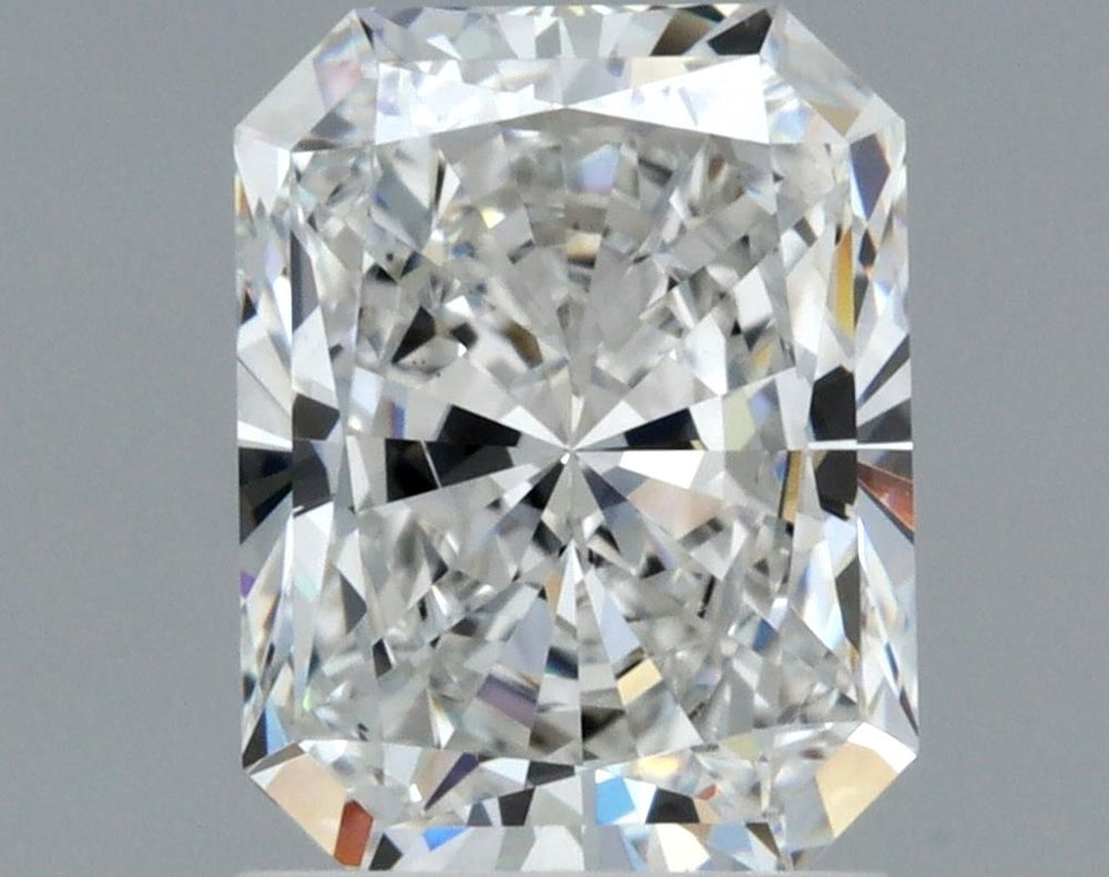 1.6 Carat Radiant Lab Diamond with  Cut Diamond in 14KT  view 1
