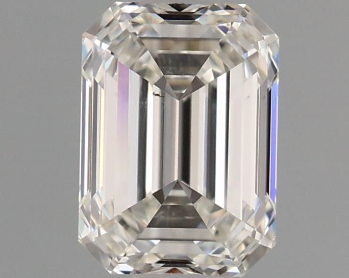 1.02 Carat Emerald Natural Diamond with  Cut Diamond in 14KT  view 1
