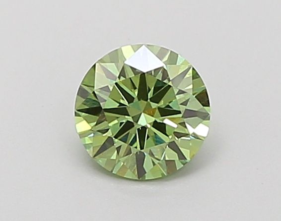 0.5 Carat Round Lab Diamond with  Cut Diamond in 14KT  view 1
