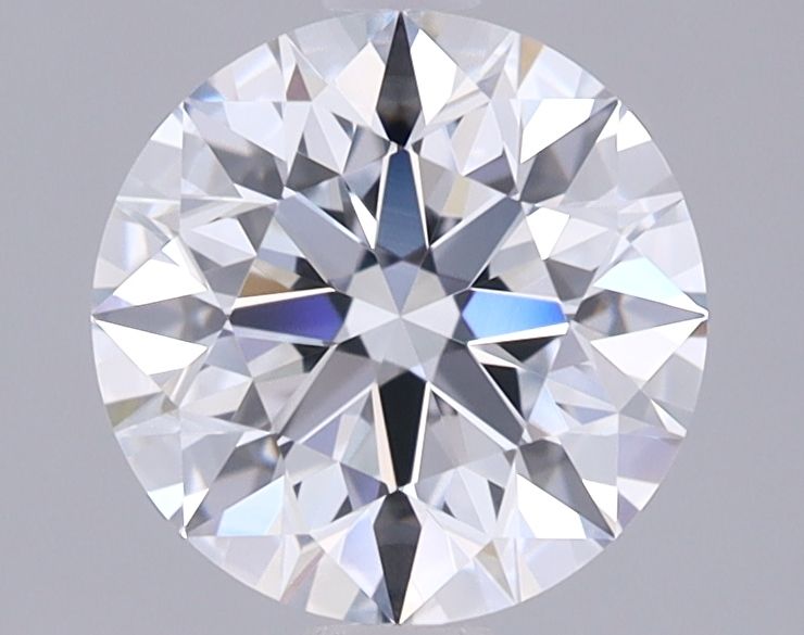 1.75 Carat Round Lab Diamond with  Cut Diamond in 14KT  view 1
