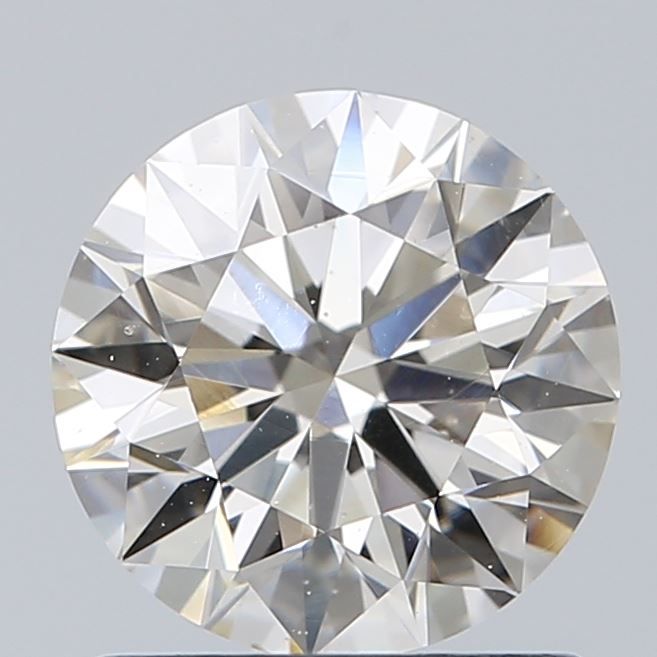 1.09 Carat Round Natural Diamond with  Cut Diamond in 14KT  view 1

