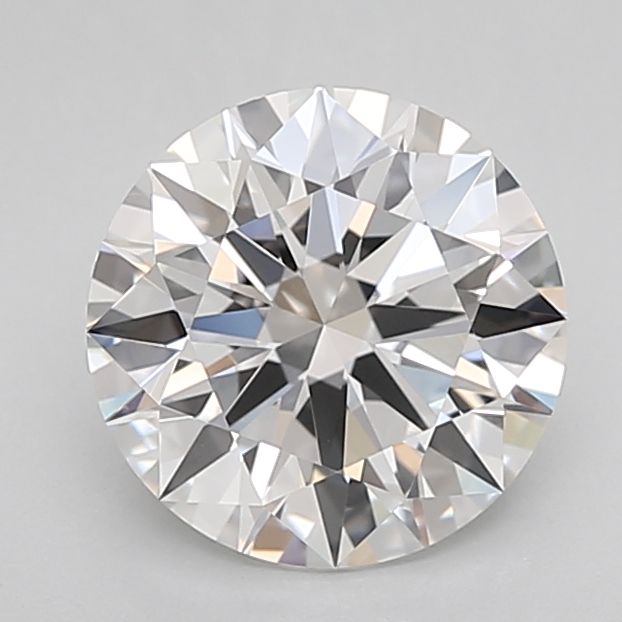 1.95 Carat Round Lab Diamond with  Cut Diamond in 14KT  view 1
