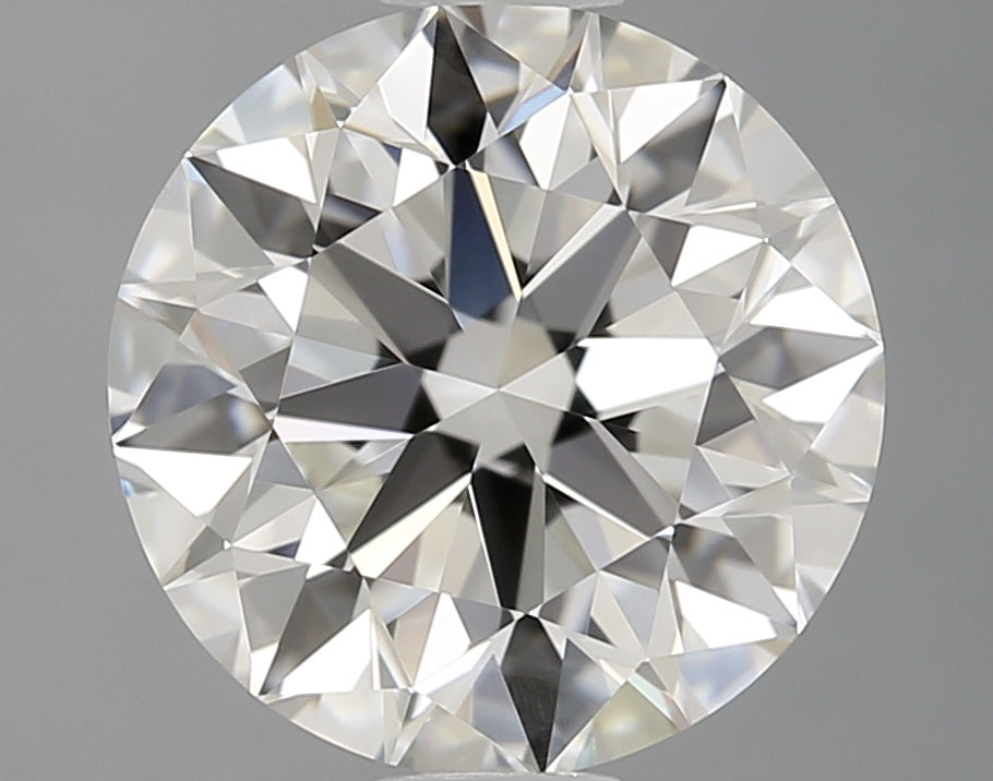 1.8 Carat Round Natural Diamond with  Cut Diamond in 14KT  view 1
