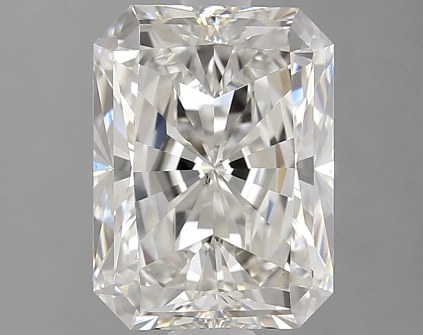 2.11 Carat Radiant Natural Diamond with  Cut Diamond in 14KT  view 1

