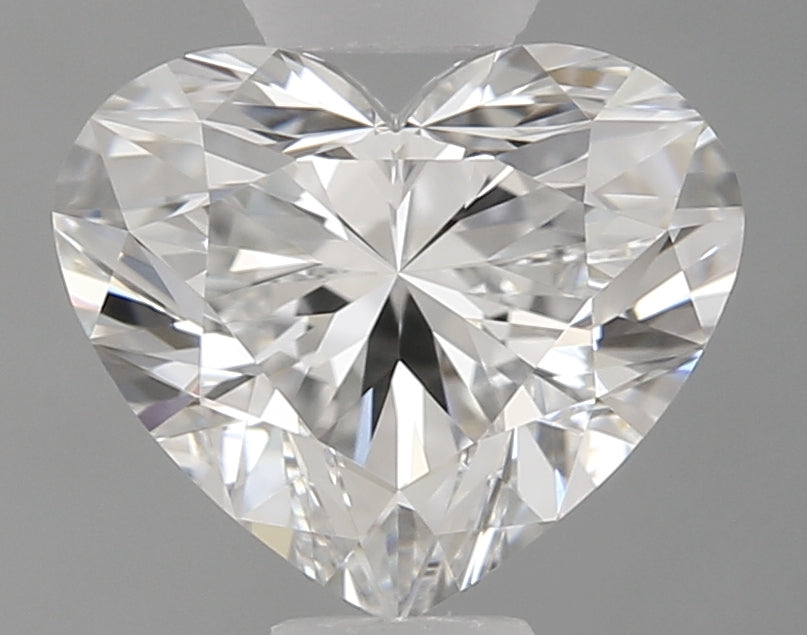 1.0 Carat Heart Natural Diamond with  Cut Diamond in 14KT  view 1
