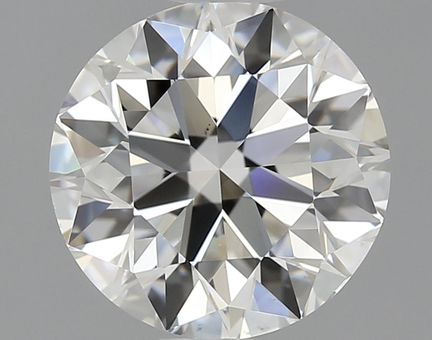 1.5 Carat Round Natural Diamond with  Cut Diamond in 14KT  view 1
