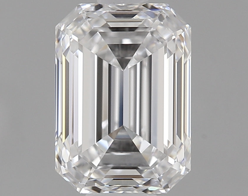 1.0 Carat Emerald Natural Diamond with  Cut Diamond in 14KT  view 1
