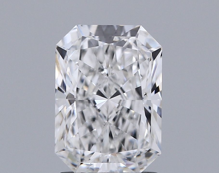 2.0 Carat Radiant Lab Diamond with  Cut Diamond in 14KT  view 1
