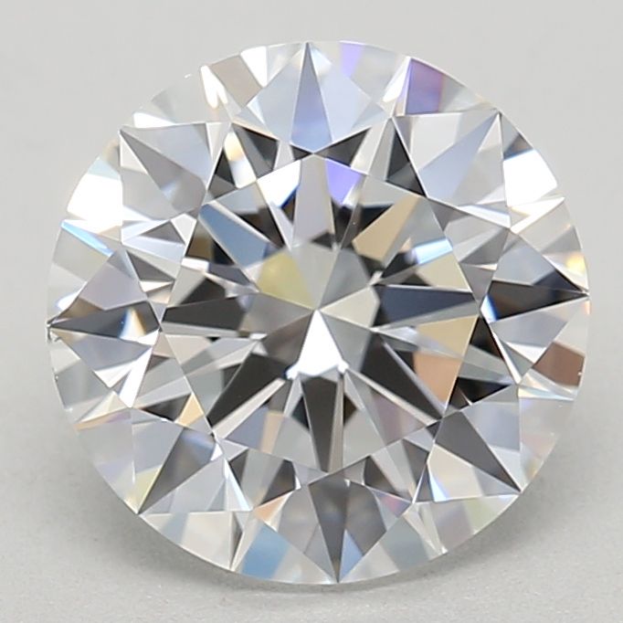 1.55 Carat Round Lab Diamond with  Cut Diamond in 14KT  view 1
