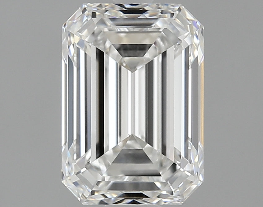 2.0 Carat Emerald Natural Diamond with  Cut Diamond in 14KT  view 1
