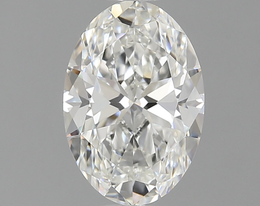 1.01 Carat Oval Natural Diamond with  Cut Diamond in 14KT  view 1
