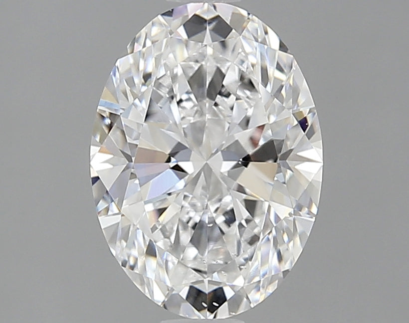 2.0 Carat Oval Natural Diamond with  Cut Diamond in 14KT  view 1
