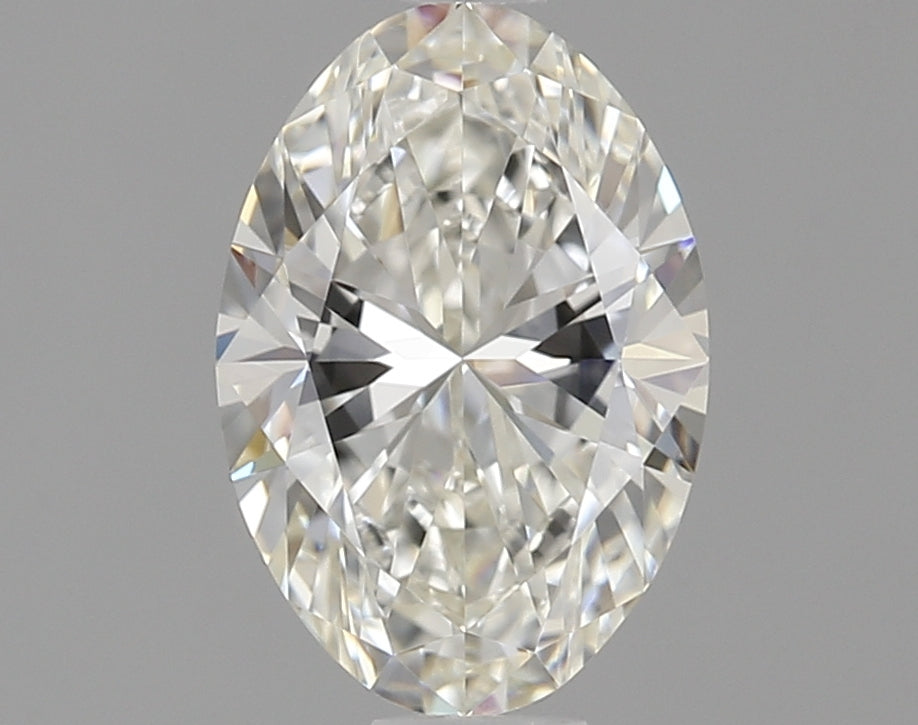 1.01 Carat Oval Natural Diamond with  Cut Diamond in 14KT  view 1
