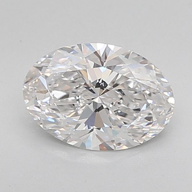 1.9 Carat Oval Lab Diamond with  Cut Diamond in 14KT  view 1
