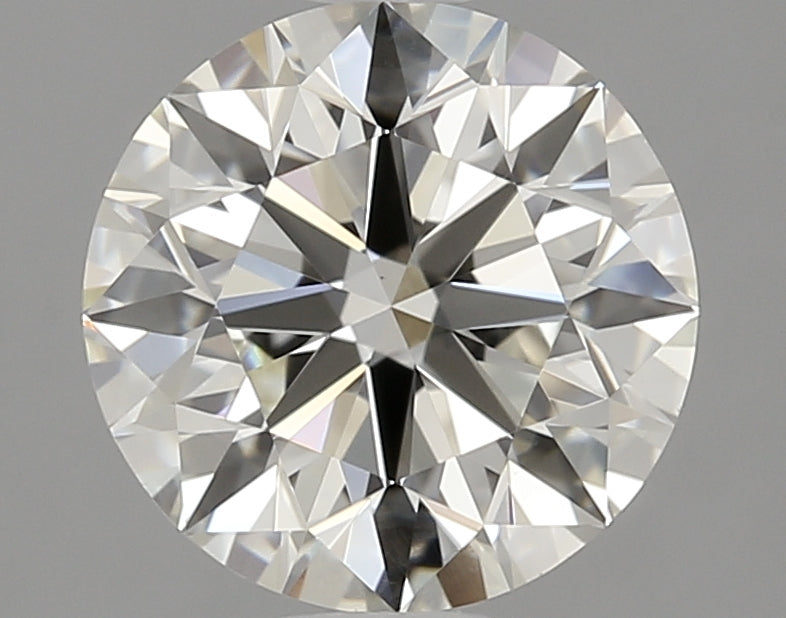 1.71 Carat Round Natural Diamond with  Cut Diamond in 14KT  view 1
