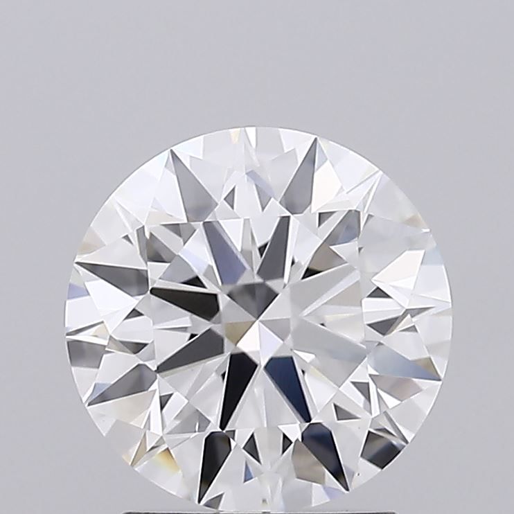 1.65 Carat Round Lab Diamond with  Cut Diamond in 14KT  view 1

