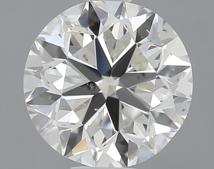 0.9 Carat Round Natural Diamond with  Cut Diamond in 14KT  view 1
