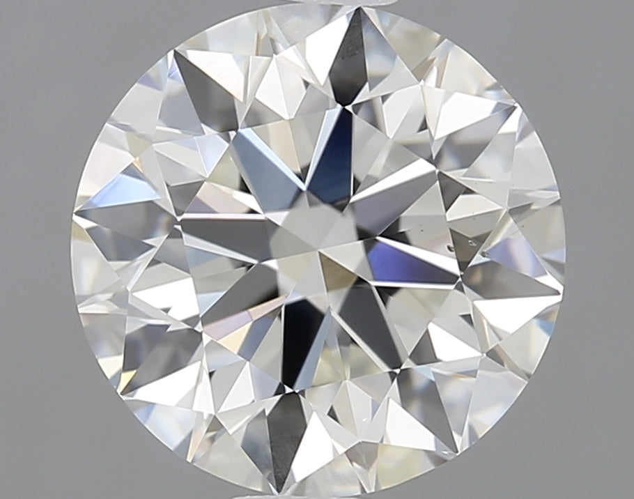1.75 Carat Round Natural Diamond with  Cut Diamond in 14KT  view 1
