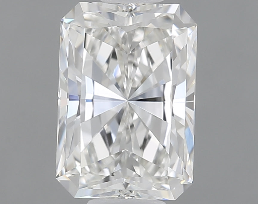 0.8 Carat Radiant Natural Diamond with  Cut Diamond in 14KT  view 1
