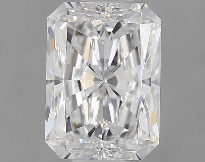 1.5 Carat Radiant Natural Diamond with  Cut Diamond in 14KT  view 1
