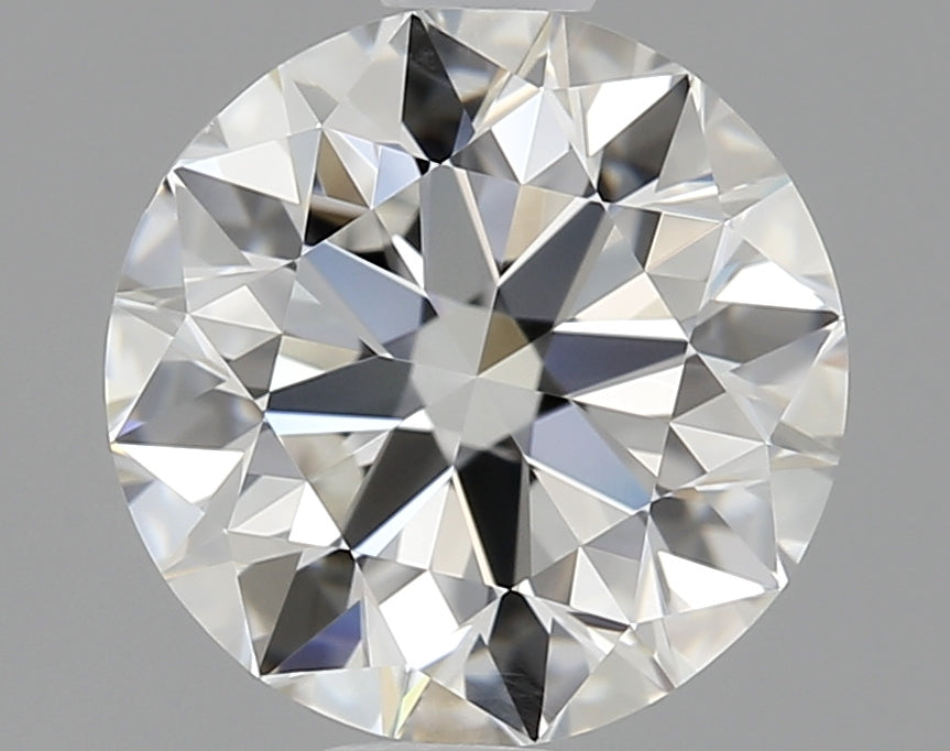 1.25 Carat Round Natural Diamond with  Cut Diamond in 14KT  view 1
