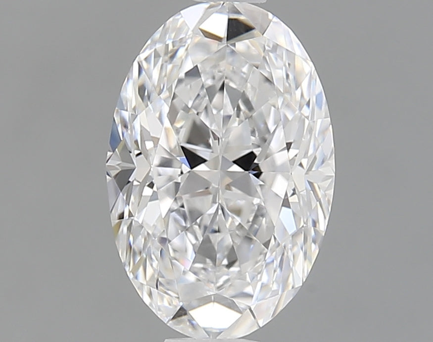 1.21 Carat Oval Natural Diamond with  Cut Diamond in 14KT  view 1

