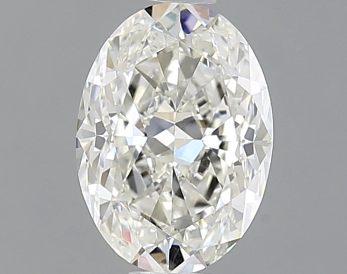1.0 Carat Oval Natural Diamond with  Cut Diamond in 14KT  view 1

