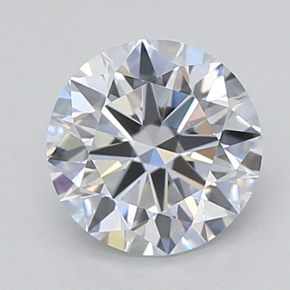 0.5 Carat Round Lab Diamond & 0.5 Carat Round Lab Diamond with  Cut Diamond in 14KT  view 1
