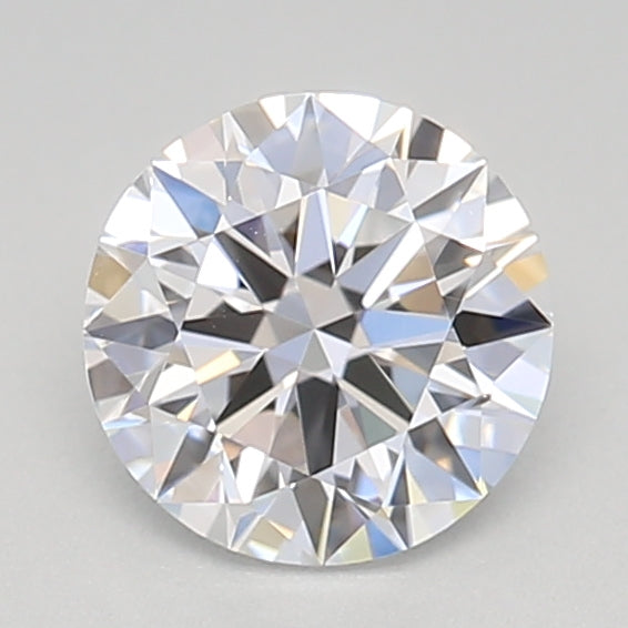 0.5 Carat Round Lab Diamond with  Cut Diamond in 14KT  view 1

