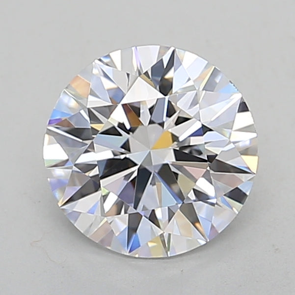 2.04 Carat Round Lab Diamond with  Cut Diamond in 14KT  view 1
