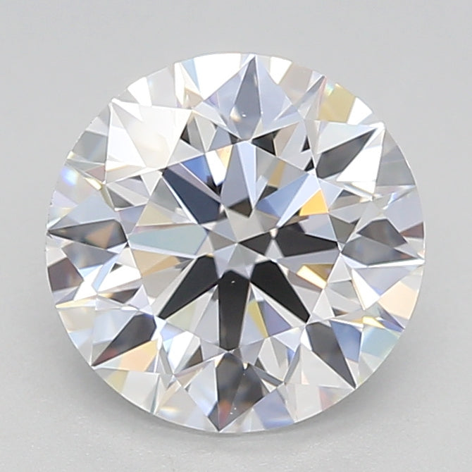 1.49 Carat Round Lab Diamond with  Cut Diamond in 14KT  view 1
