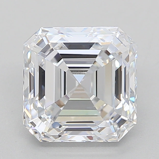 1.53 Carat Emerald Lab Diamond with  Cut Diamond in 14KT  view 1
