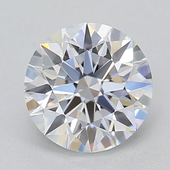 0.5 Carat Round Lab Diamond with  Cut Diamond in 14KT  view 1
