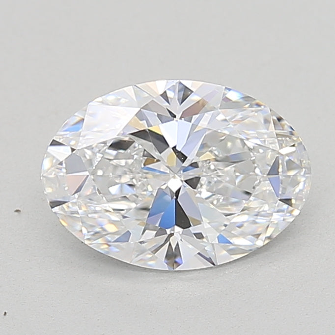 2.02 Carat Oval Lab Diamond with  Cut Diamond in 14KT  view 1
