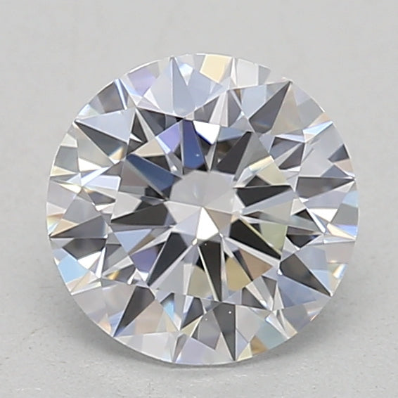 0.5 Carat Round Lab Diamond with  Cut Diamond in 14KT  view 1
