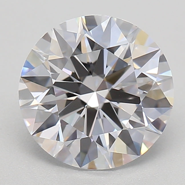 1.04 Carat Round Lab Diamond with  Cut Diamond in 14KT  view 1
