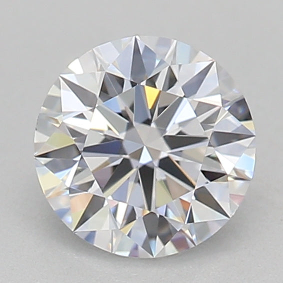 0.5 Carat Round Lab Diamond with  Cut Diamond in 14KT  view 1
