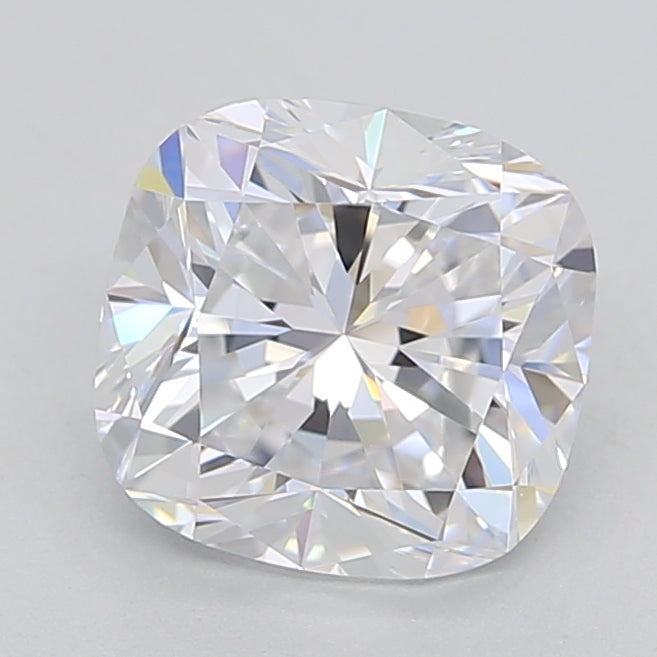 1.61 Carat Cushion Lab Diamond with  Cut Diamond in 14KT  view 1

