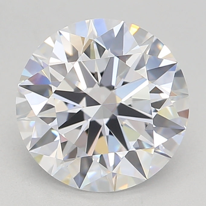 1.75 Carat Round Lab Diamond with  Cut Diamond in 14KT  view 1
