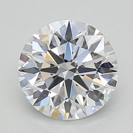 0.53 Carat Round Lab Diamond & 0.54 Carat Round Lab Diamond with  Cut Diamond in 14KT  view 1
