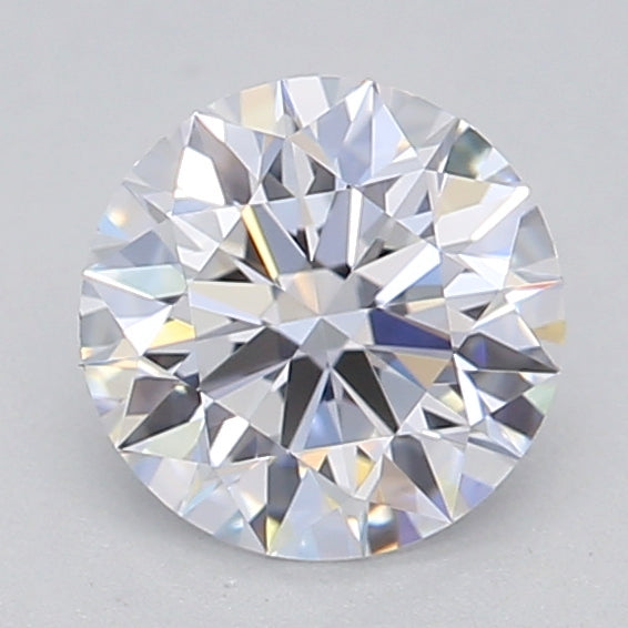 0.5 Carat Round Lab Diamond with  Cut Diamond in 14KT  view 1
