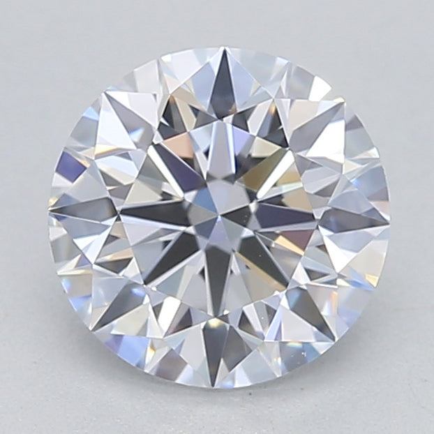 0.75 Carat Round Lab Diamond & 0.75 Carat Round Lab Diamond with  Cut Diamond in 14KT  view 1
