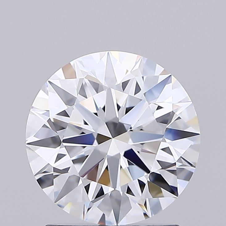 1.58 Carat Round Lab Diamond with  Cut Diamond in 14KT  view 1
