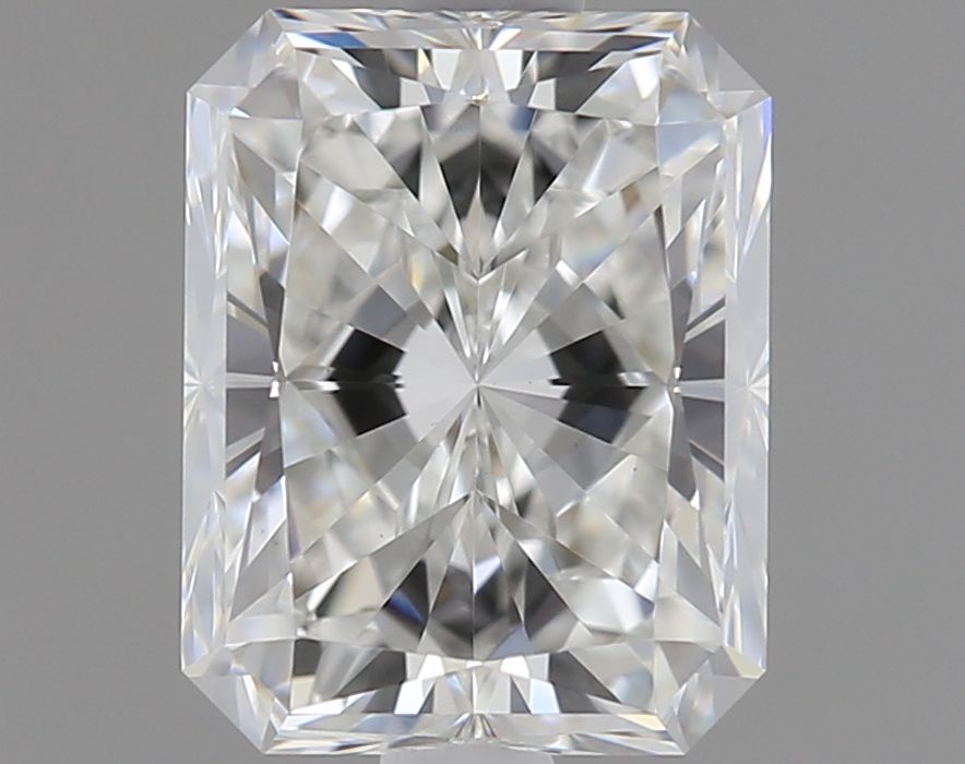 1.01 Carat Radiant Natural Diamond with  Cut Diamond in 14KT  view 1

